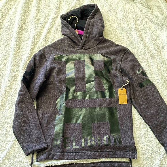 True Religion Tops - TRUE RELIGION Purple Hoodie Authentic Sweatshirt NEW Womens Small 🎉HOST PIC🎉